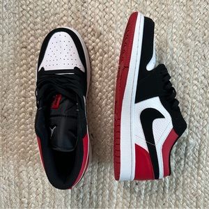 Men’s Dunk Low - Black Red White - Size 10